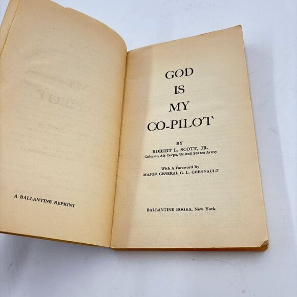 God is My Co-pilot, By Col. Robert L. Scott, PB 1957 printing - Picture 4 of 6